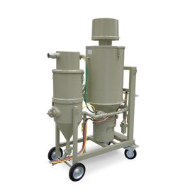 Sablare fara praf cu aspirator vacuum Clemco HS-200 P-1