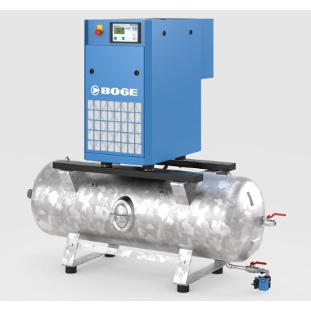 Compresor cu surub montat pe rezervor C 4 R