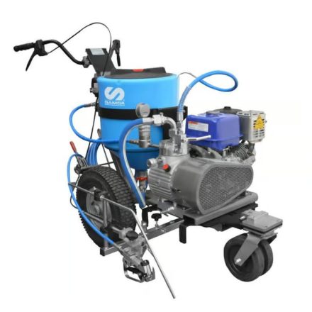 Pompa marcaj rutier Larius cu propulsare manuala cu carucior Dali Plus