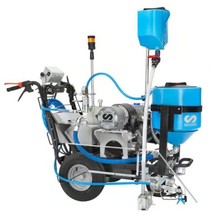 Pompa marcaj rutier Larius cu autopropulsare cu carucior Giotto