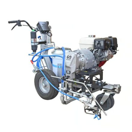 Pompa marcaj rutier Larius cu propulsare manuala cu carucior Zeus